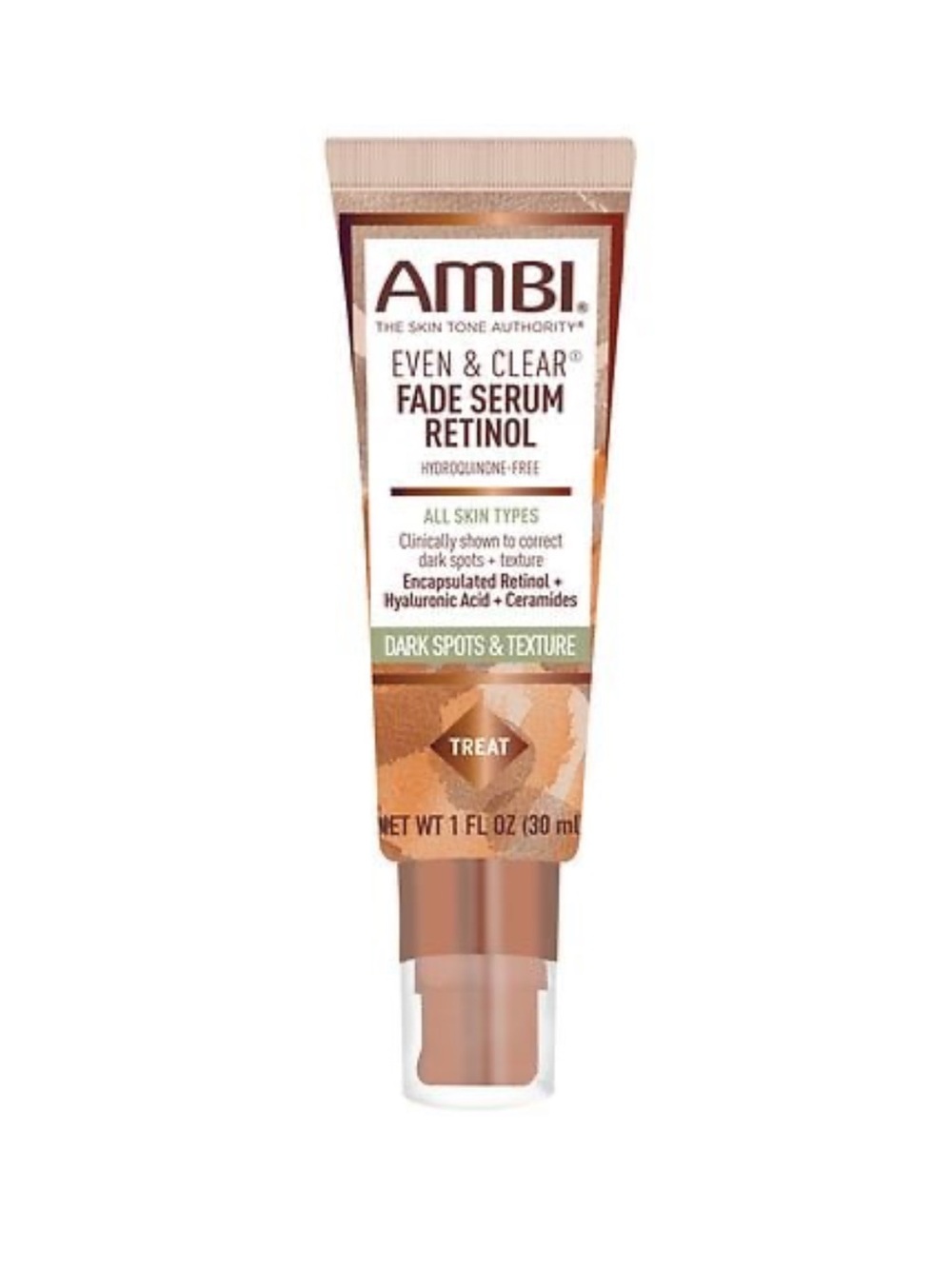 AMBI Even & Clear Fade Serum Retinol - Dark spots + Texture corrector 1oz
